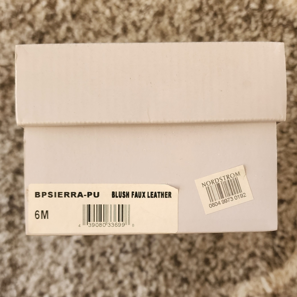 NIB Flats BP. Sierra Blush Faux Leather - Size 6M - Picture 7 of 7